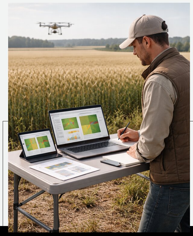Система AI прогнозирования урожайности для точных агрономий в Сибае