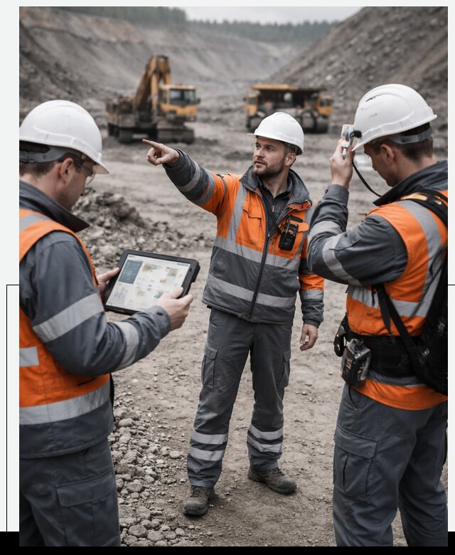 Система контроля персонала для горнодобывающей отрасли в Сибае