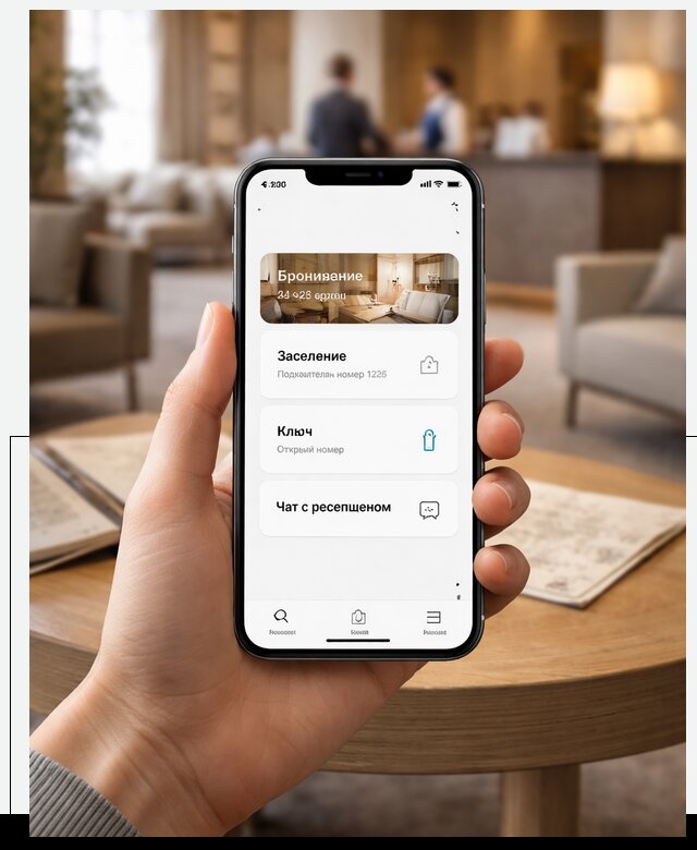 Мобильное приложение для гостей отеля в Сибае, управление сервисом